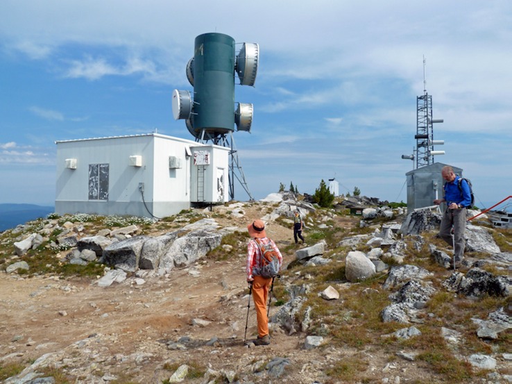Baldy summit