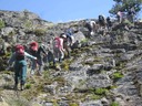 Climbing 2nd peak