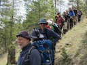 Heading down