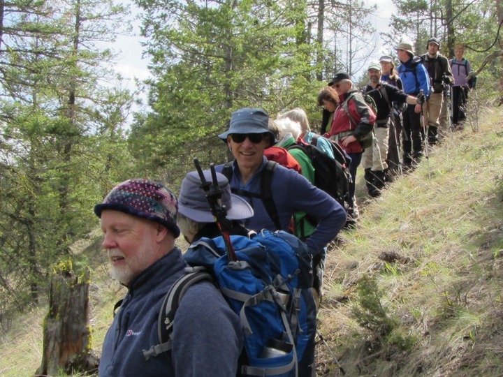 Heading down