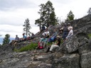 Lunch on the bluffs
