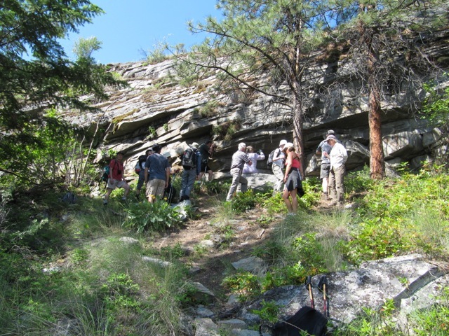 Pictograph outcrop
