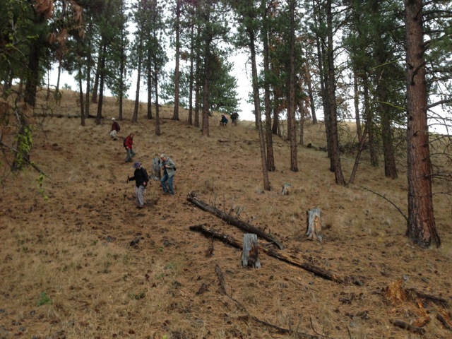 Steep descent