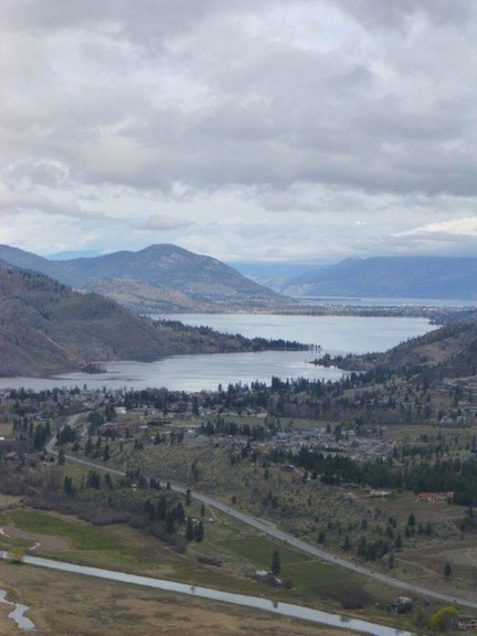 Towards Penticton