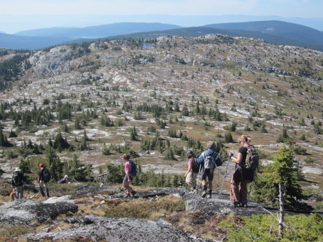 View towards Crawford Lake